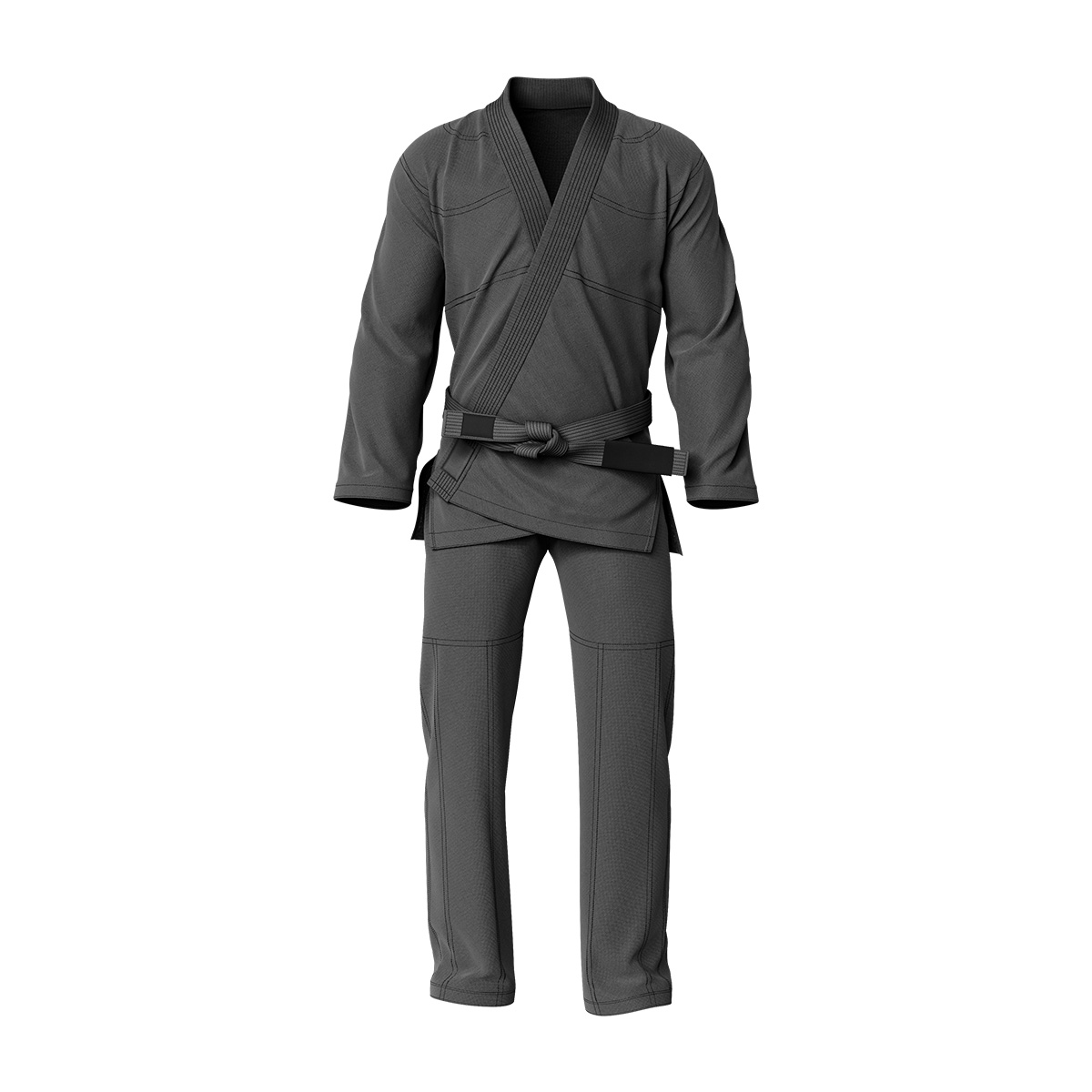 brazilian jiu jitsu gi kimono dark-gray Durable Custom BJJ Gi | Wholesale Team Uniforms - Image 1