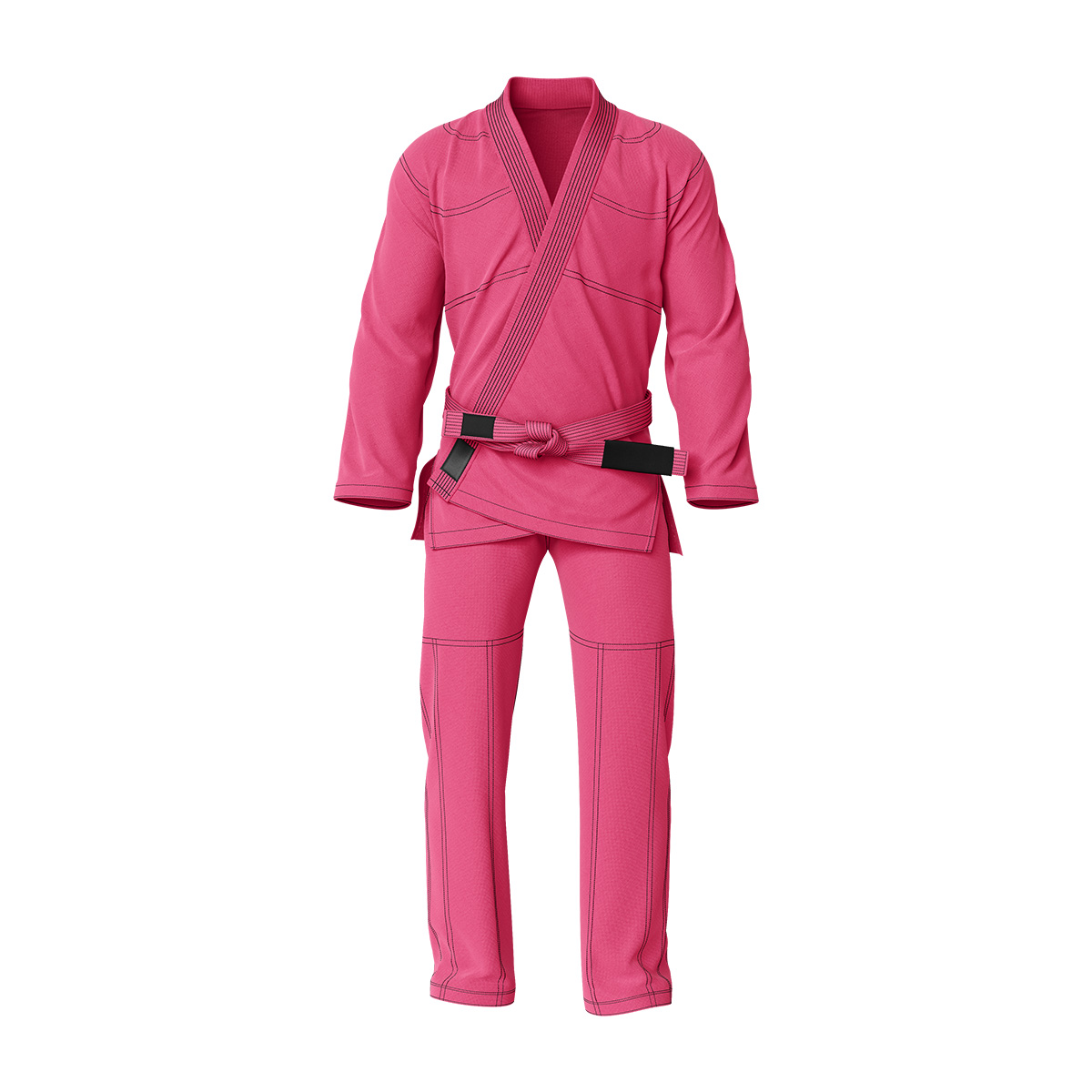 brazilian jiu jitsu gi kimono dark-pink Personalized BJJ Kimono | Club & Team Branding - Image 1