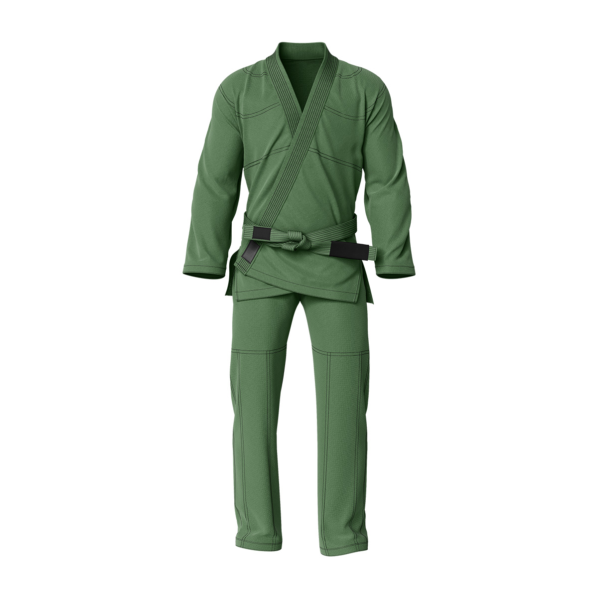 brazilian jiu jitsu gi kimono green Custom Pearl Weave BJJ Gi | Martial Arts Uniform - Image 1