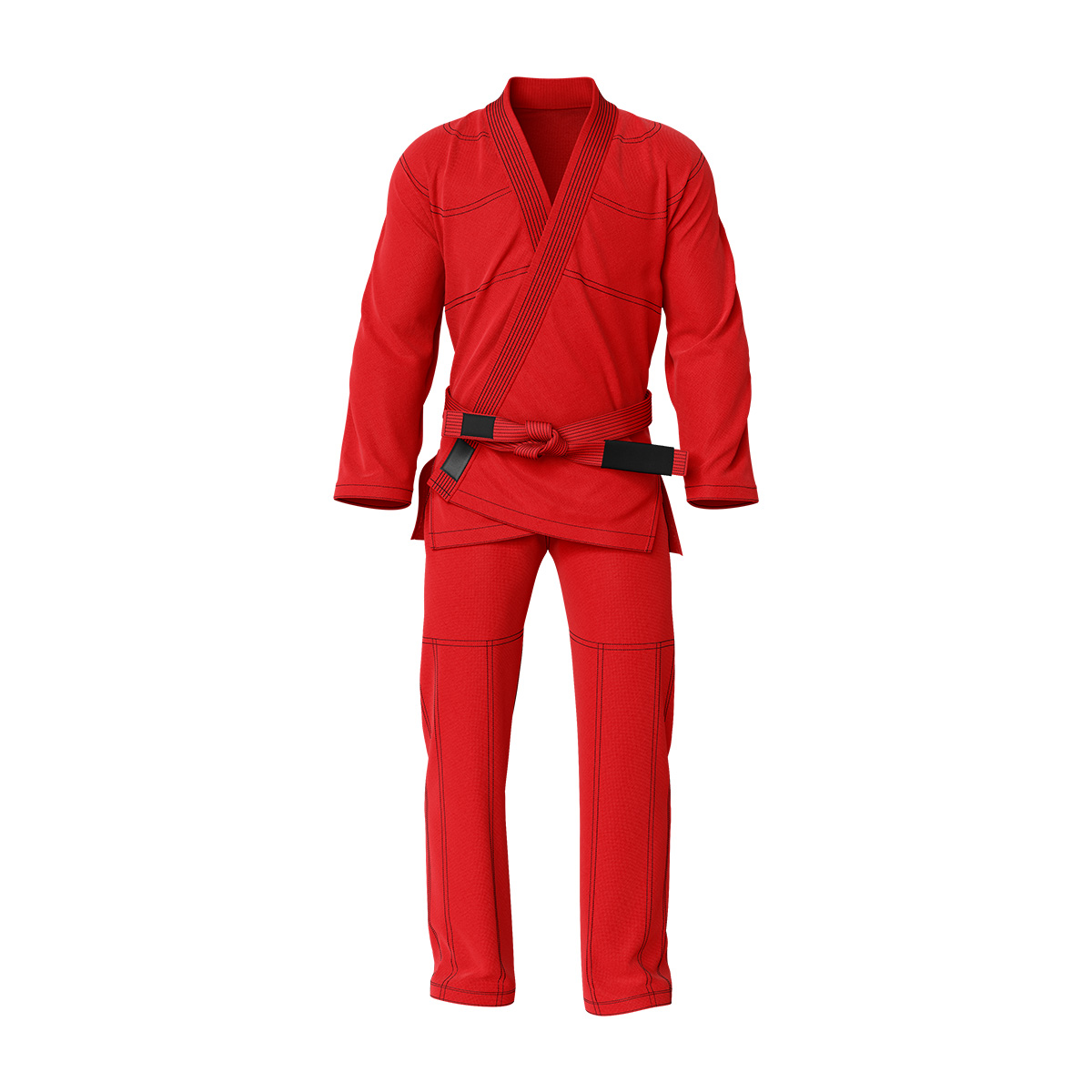 brazilian jiu jitsu gi kimono red Bespoke BJJ Kimono | Custom Martial Arts Uniform - Image 1
